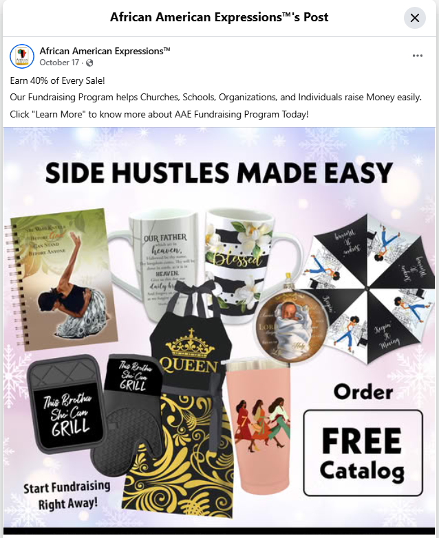 AAE Fundraising Meta Ad